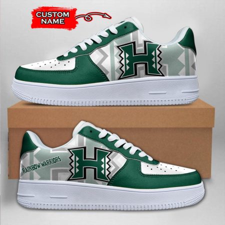 Hawaii Rainbow Warriors NCAA Air Low-Top Sneakers Shoes For Men And Women