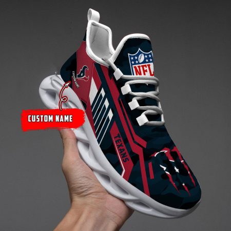 Houston Texans Max Soul Shoes Sneakers For Men And Women