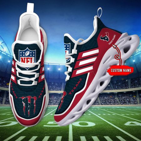 Houston Texans Max Soul Shoes Sneakers For Men And Women