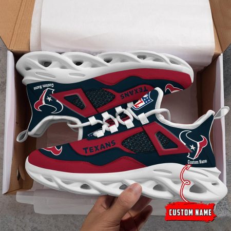 Houston Texans Max Soul Shoes Sneakers For Men And Women