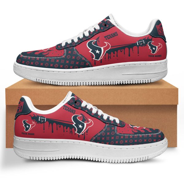 Houston Texans NFL Air Low-Top Sneakers Shoes For Men And Women