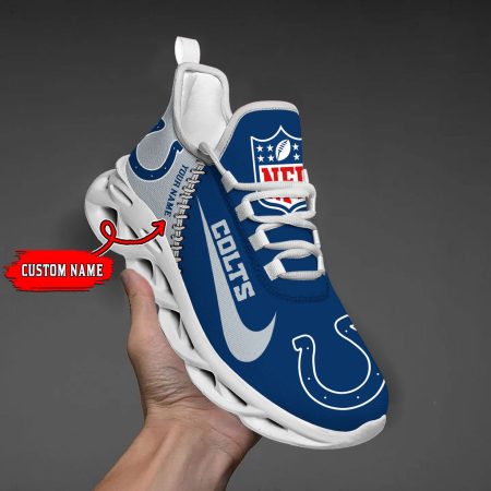 Indianapolis Colts NFL Max Soul Shoes Sneakers For Men And Women