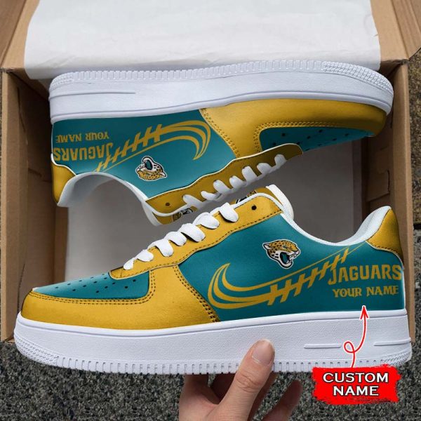 Jacksonville Jaguars NFL Air Low-Top Sneakers Shoes For Men And Women