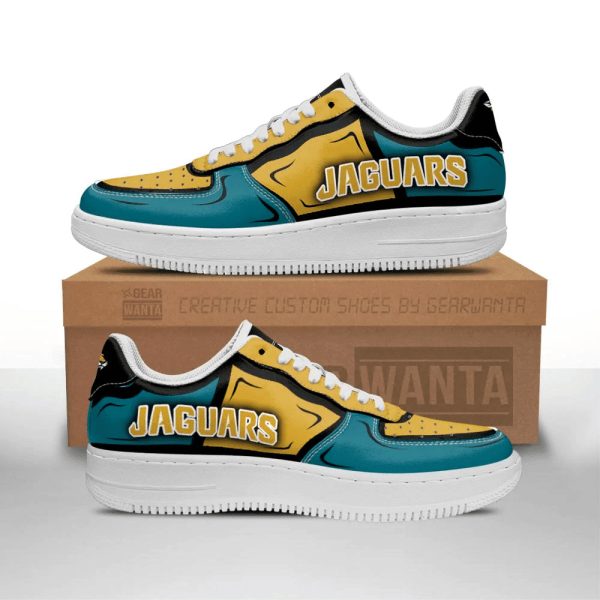 Jacksonville Jaguars NFL Air Low-Top Sneakers Shoes For Men And Women
