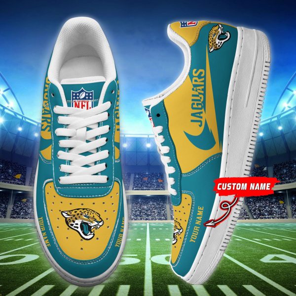 Jacksonville Jaguars NFL Air Low-Top Sneakers Shoes For Men And Women