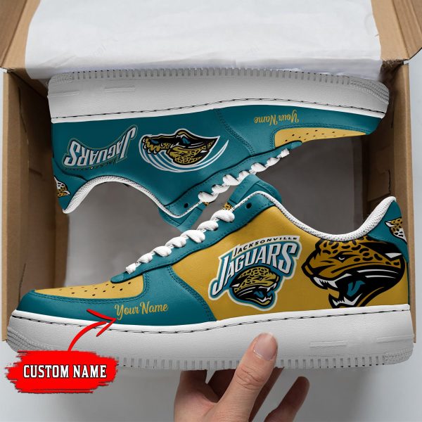 Jacksonville Jaguars NFL Air Low-Top Sneakers Shoes For Men And Women