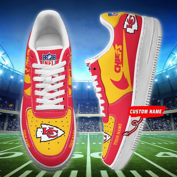 Kansas City Chiefs NFL Air Low-Top Sneakers Shoes For Men And Women