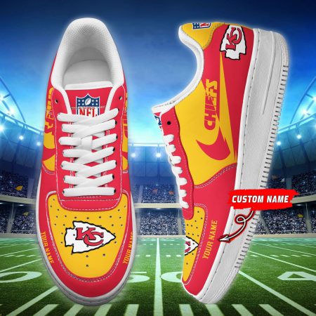 Kansas City Chiefs NFL Air Low-Top Sneakers Shoes For Men And Women