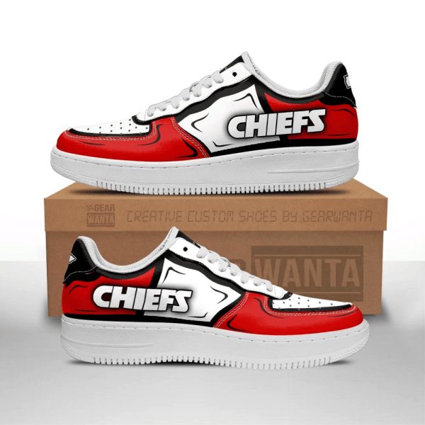 Kansas City Chiefs NFL Air Low-Top Sneakers Shoes For Men And Women