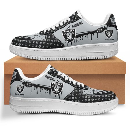 Las Vegas Raiders NFL Air Low-Top Sneakers Shoes For Men And Women