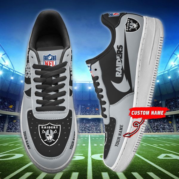 Las Vegas Raiders NFL Air Low-Top Sneakers Shoes For Men And Women