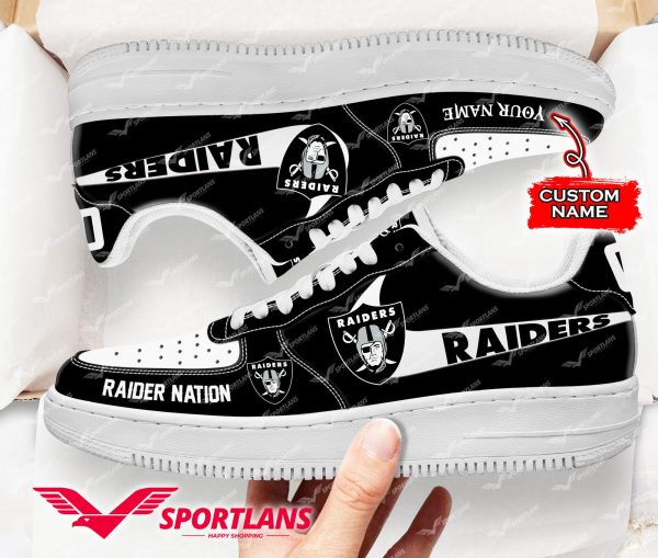 Las Vegas Raiders NFL Air Low-Top Sneakers Shoes For Men And Women