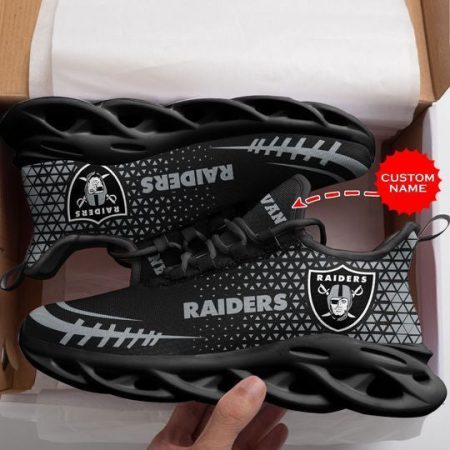Las Vegas Raiders NFL Max Soul Shoes Sneakers For Men And Women