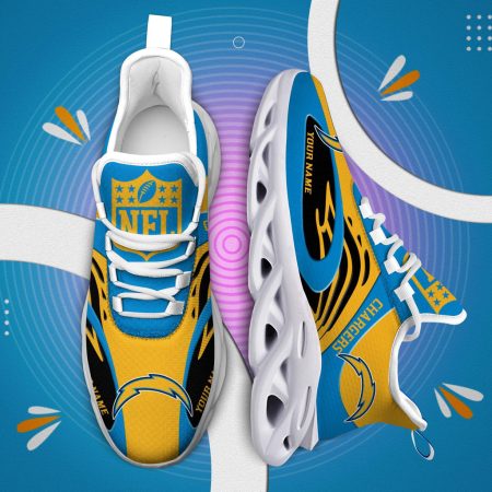 Los Angeles Chargers Max Soul Shoes Sneakers For Men And Women
