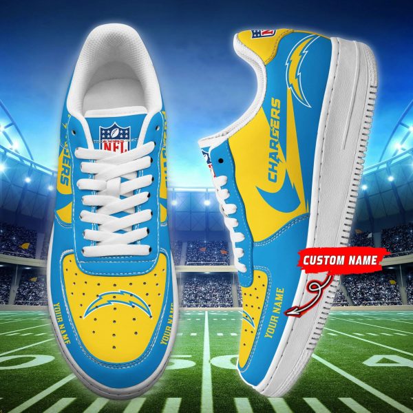 Los Angeles Chargers NFL Air Low-Top Sneakers Shoes For Men And Women