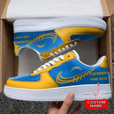 Los Angeles Chargers NFL Air Low-Top Sneakers Shoes For Men And Women