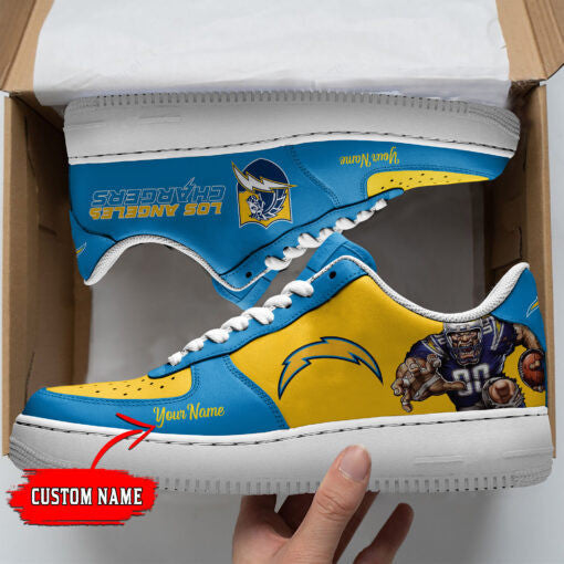 Los Angeles Chargers NFL Air Low-Top Sneakers Shoes For Men And Women
