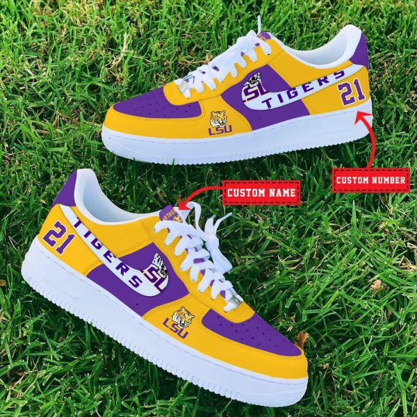 LSU Tigers NCAA Air Low-Top Sneakers Shoes For Men And Women