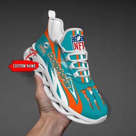 Miami Dolphins Max Soul Shoes Sneakers For Men And Women