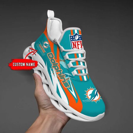 Miami Dolphins Max Soul Shoes Sneakers For Men And Women