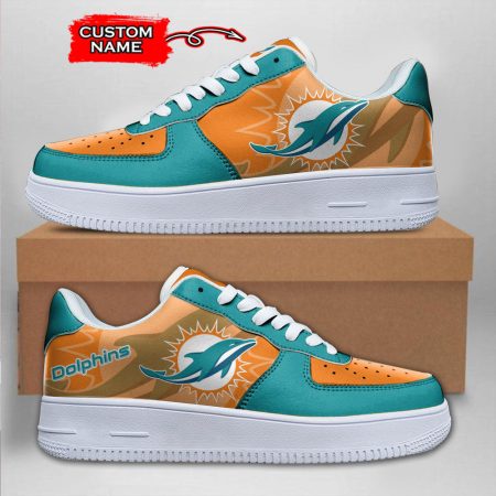 Miami Dolphins NFL Air Low-Top Sneakers Shoes For Men And Women