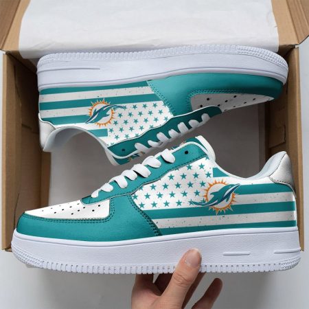 Miami Dolphins NFL Air Low-Top Sneakers Shoes For Men And Women
