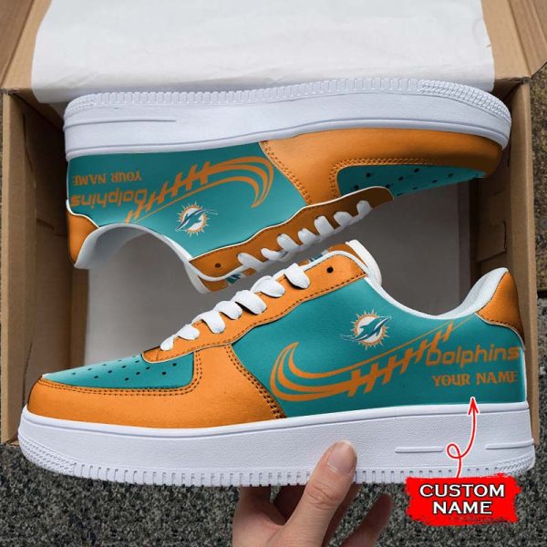 Miami Dolphins NFL Air Low-Top Sneakers Shoes For Men And Women