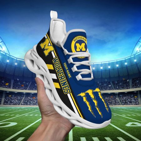 Michigan Wolverines Max Soul Shoes Sneakers For Men And Women