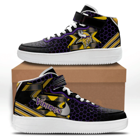 Minnesota Vikings NFL Air Low-Top Sneakers Shoes For Men And Women