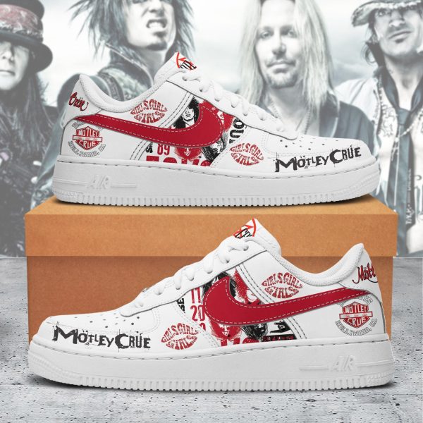 Motley Crue Air Low-Top Sneakers Shoes For Men And Women