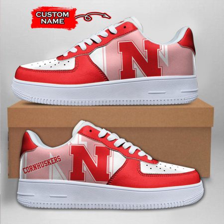 Nebraska Cornhuskers NCAA Air Low-Top Sneakers Shoes For Men And Women