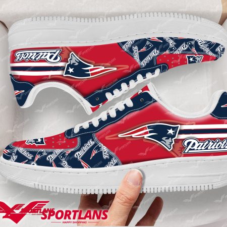 New England Patriots NFL Air Low-Top Sneakers Shoes For Men And Women