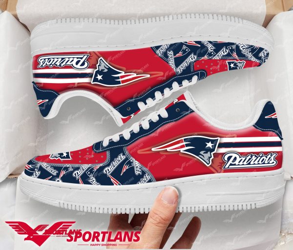 New England Patriots NFL Air Low-Top Sneakers Shoes For Men And Women