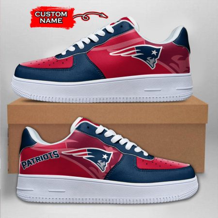 New England Patriots NFL Air Low-Top Sneakers Shoes For Men And Women