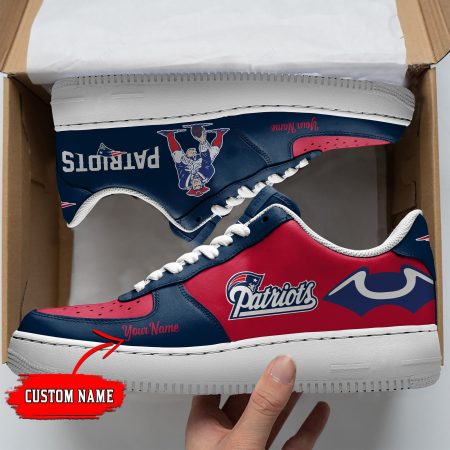 New England Patriots NFL Air Low-Top Sneakers Shoes For Men And Women