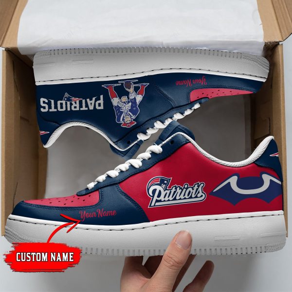 New England Patriots NFL Air Low-Top Sneakers Shoes For Men And Women