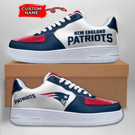 New England Patriots NFL Air Low-Top Sneakers Shoes For Men And Women