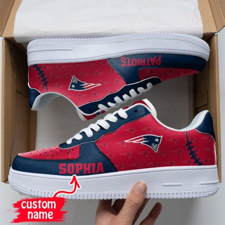 New England Patriots NFL Air Low-Top Sneakers Shoes For Men And Women
