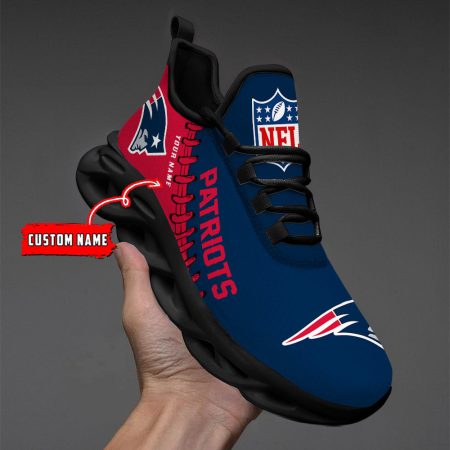 New England Patriots NFL Max Soul Shoes Sneakers For Men And Women