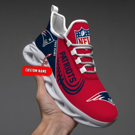 New England Patriots NFL Max Soul Shoes Sneakers For Men And Women