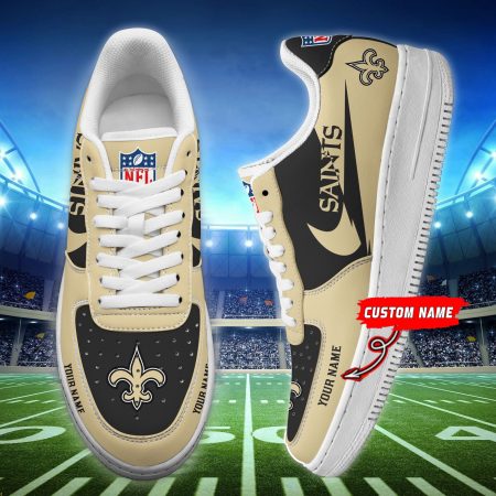 New Orleans Saints NFL Air Low-Top Sneakers Shoes For Men And Women