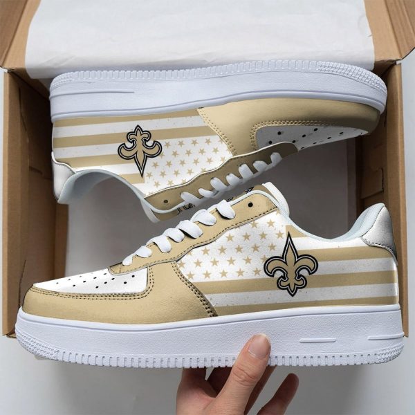 New Orleans Saints NFL Air Low-Top Sneakers Shoes For Men And Women
