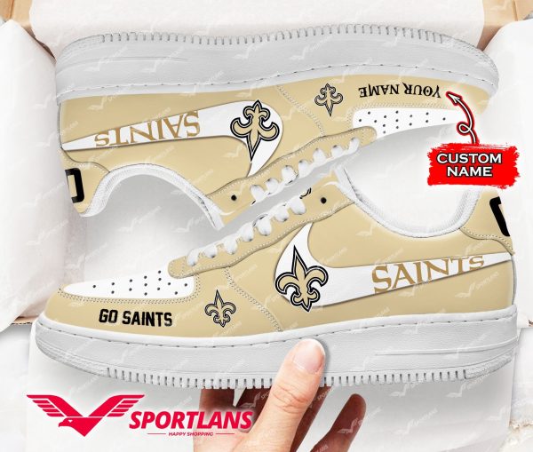 New Orleans Saints NFL Air Low-Top Sneakers Shoes For Men And Women