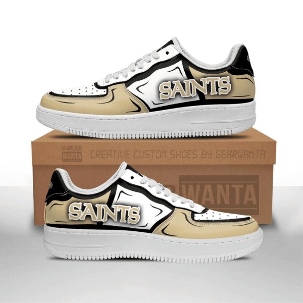 New Orleans Saints NFL Air Low-Top Sneakers Shoes For Men And Women