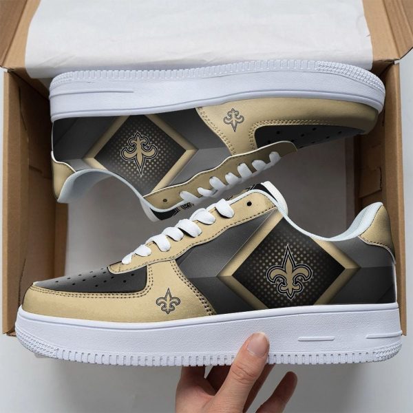 New Orleans Saints NFL Air Low-Top Sneakers Shoes For Men And Women