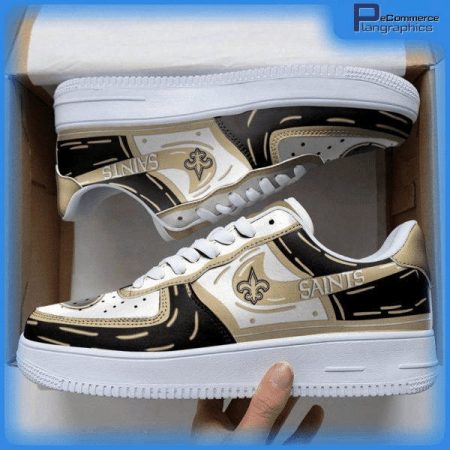 New Orleans Saints NFL Air Low-Top Sneakers Shoes For Men And Women