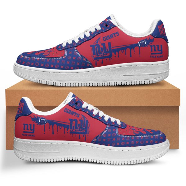 New York Giants NFL Air Low-Top Sneakers Shoes For Men And Women