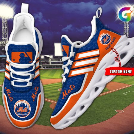 New York Mets MLB Max Soul Shoes Sneakers For Men And Women