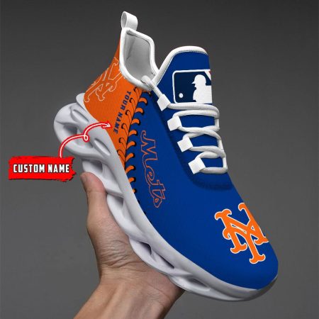 New York Mets MLB Max Soul Shoes Sneakers For Men And Women