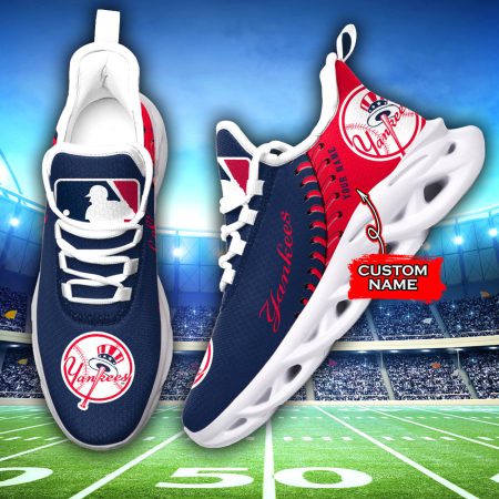 New York Yankees MLB Max Soul Shoes Sneakers For Men And Women